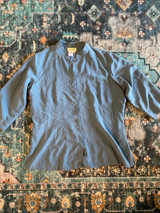 Coldwater Creek Tops - Coldwater Creek silk Button-Front Top